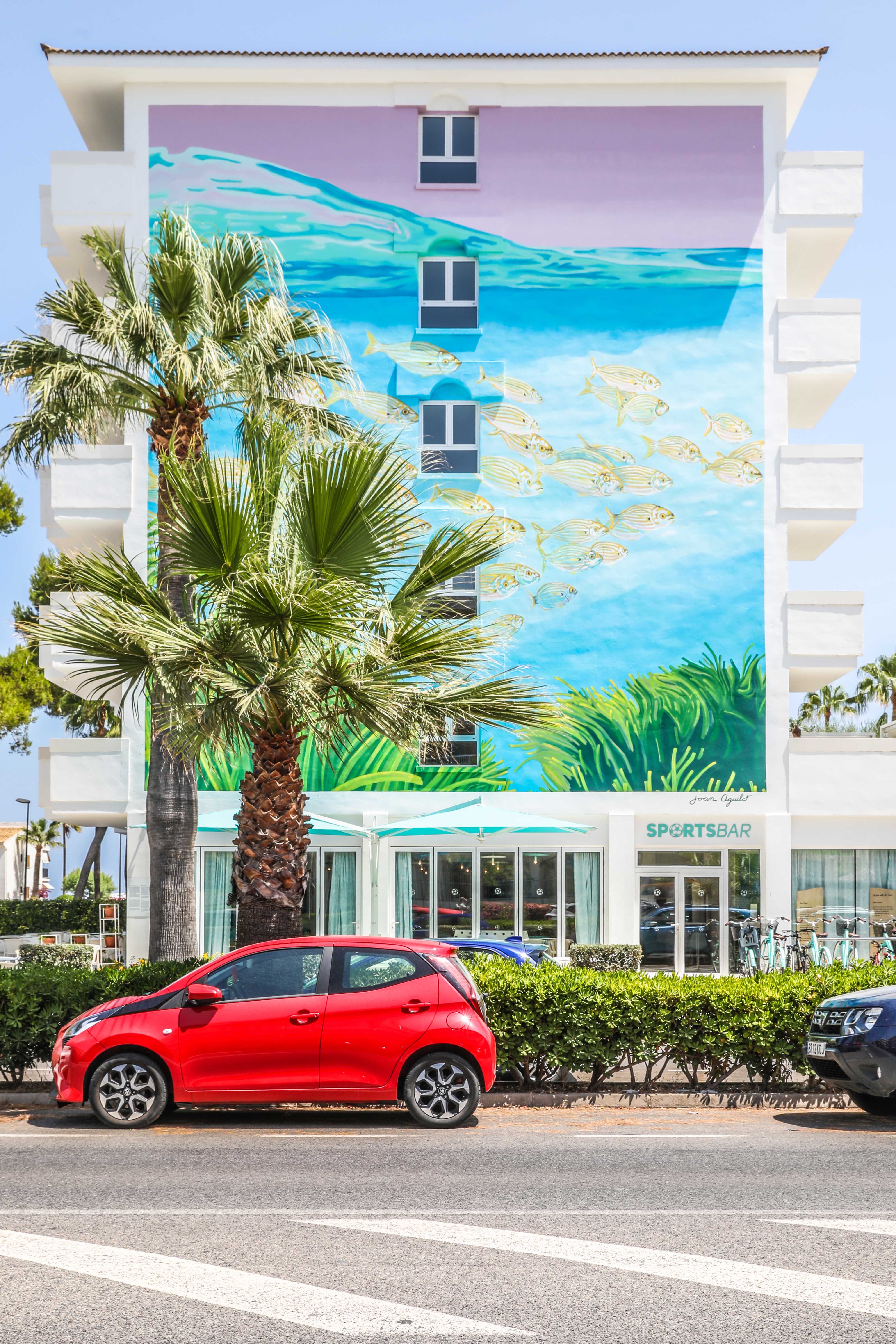 Did you know? Iberostar Alcudia Park Features a Mural by Local Artist Joan Aguiló