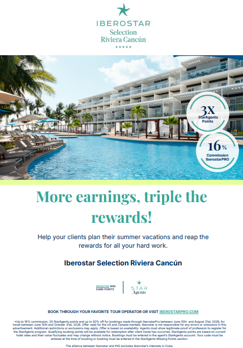 Earn More with Iberostar Selection Riviera Cancun!